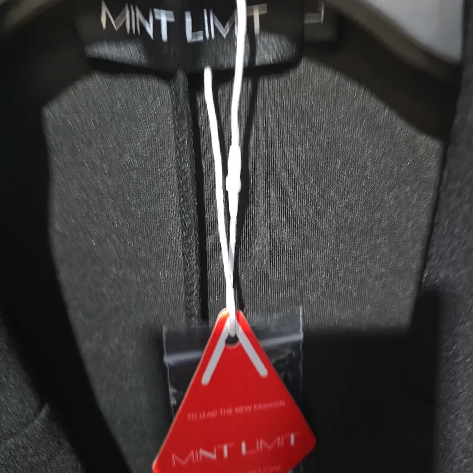 MINT LIMIT BLACK BLAZER – TAILORED JACKET. SIZE L 