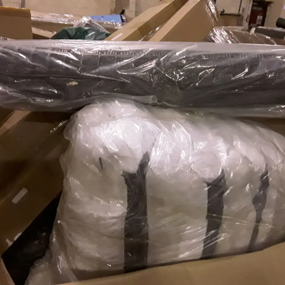 PALLET OF ASSORTED PRODUCTS INCLUDING SENSOR TRASH CAN, TRUNKI KIDS SUITCASE, CHAIR MATS, LED BATTEN LIGHT, WOODEN JIGSAW PUZZLE