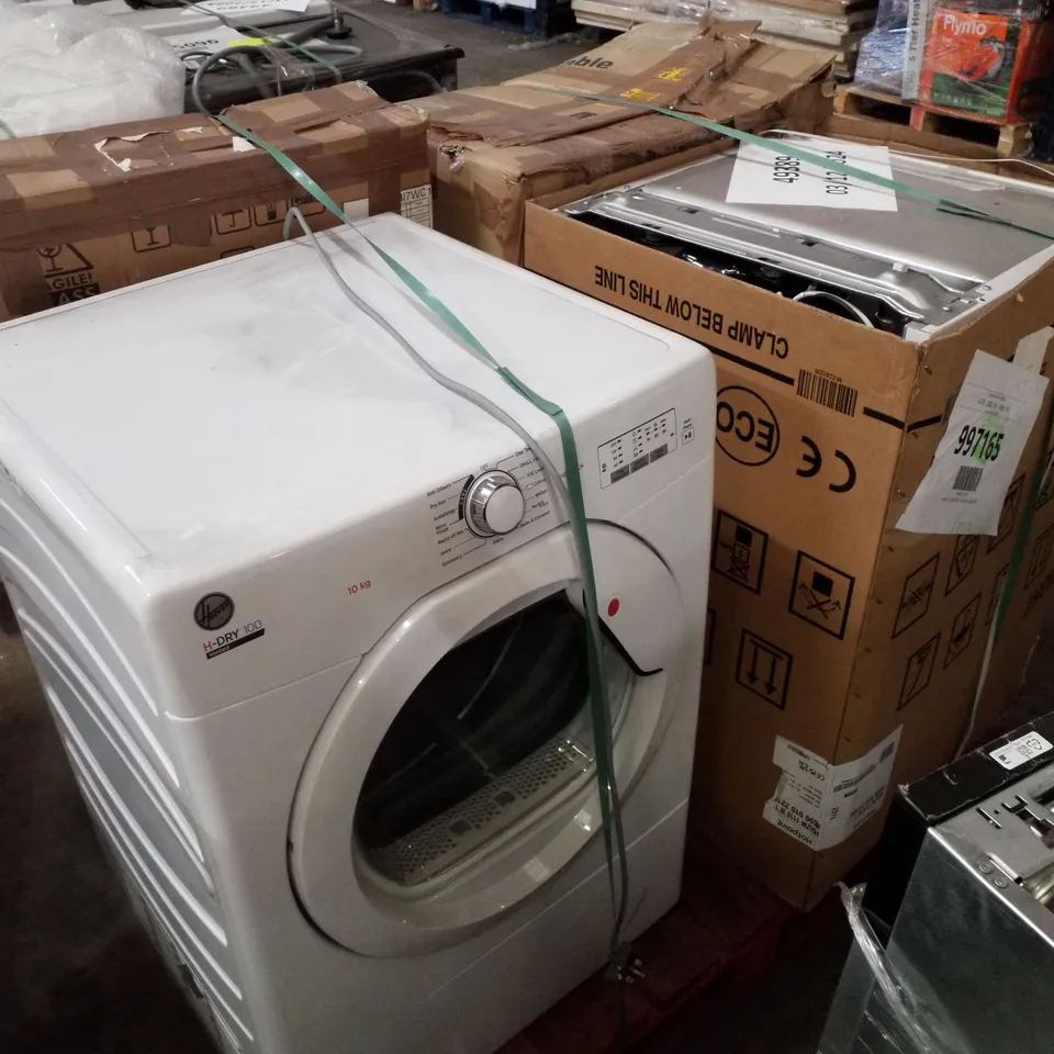 PALLET OF APPROXIMATELY 4 UNPROCESSED RAW RETURN WHITE GOODS TO INCLUDE;