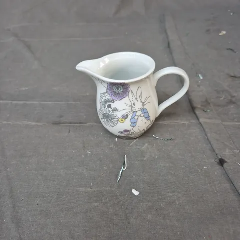 BEATRIX POTTER PETER RABBIT CREAMER JUG – THE WORLD OF BEATRIX POTTER, STOW GREEN
