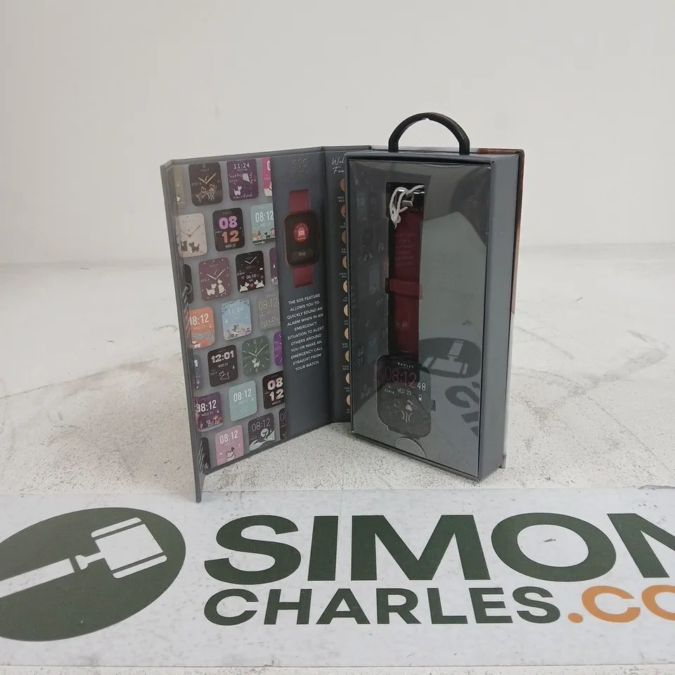 RADLEY LONDON BURGUNDY SMART WATCH IN BOX