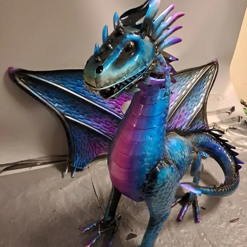 SAPHIRA THE DRAGON METAL ORNAMENT