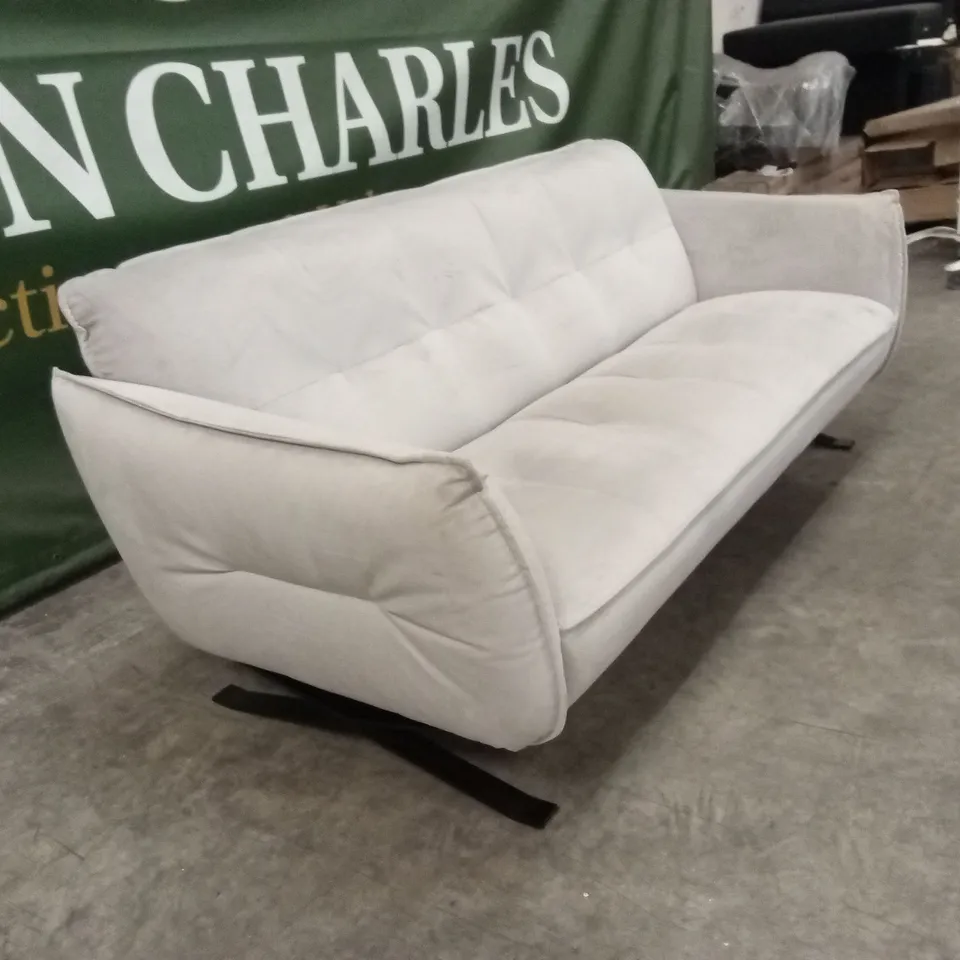 QUALITY DESIGNER ITALIAN MADE SEVILLE 3 SEATER VELVET SOFA