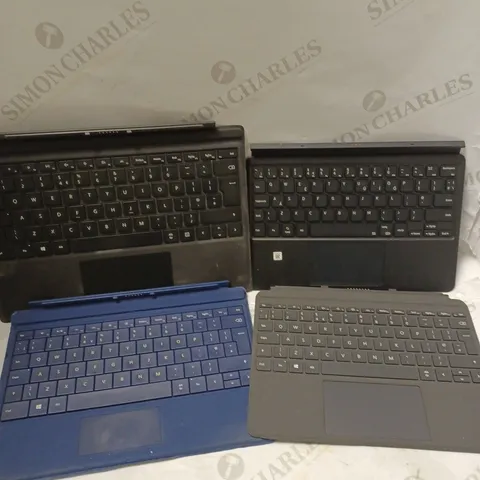 APPROXIMATELY 10 ASSORTED MICROSOFT SURFACE KEYBOARD ATTACHMENTS 