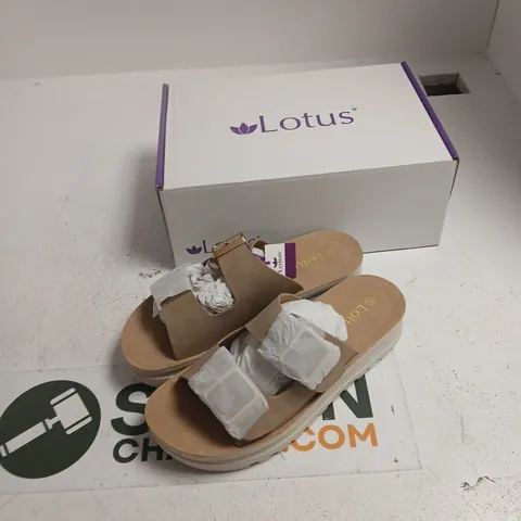 LOTUS VOLOS NATURAL  SANDALS – WOMEN'S, UK 6.5 (EU 39)