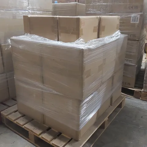PALLET CONTAINING APPROXIMATELY 45 MARISSA CHROME TOUCH TABLE LAMP WHITE SHADE EURO PLUG