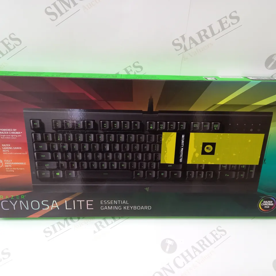 BRAND NEW BOXED RAZER CYNOSA LITE ESSENTIAL GAMING KEYBOARD 