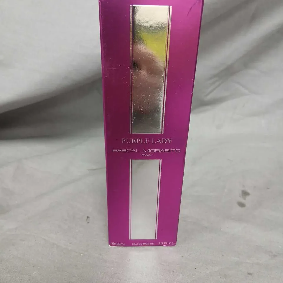 BOXED PURPLE LADY PASCAL MORABITO PARIS EAU DE PARFUM 100ML