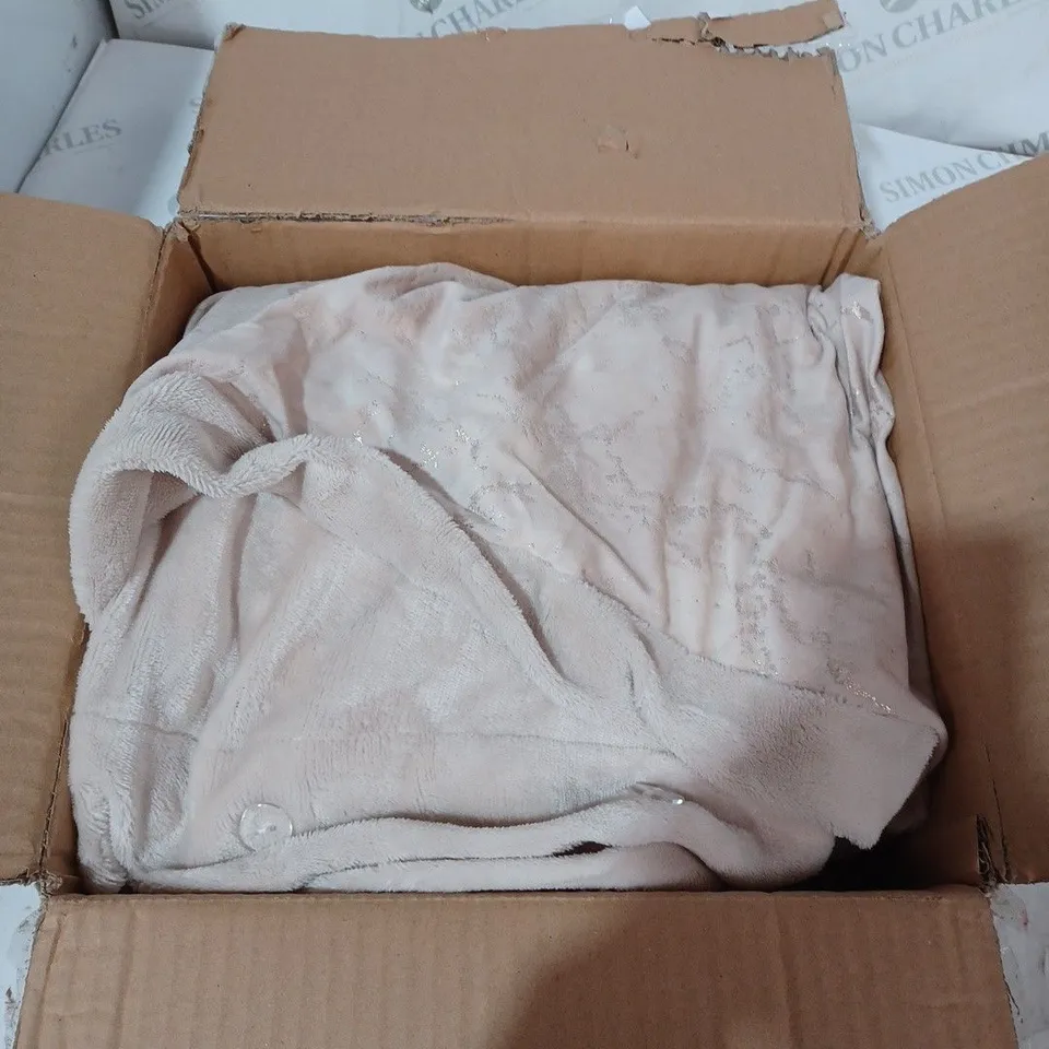 COZEE HOME VELVET AND PLUSH DUVET SET - GOLD SINGLE