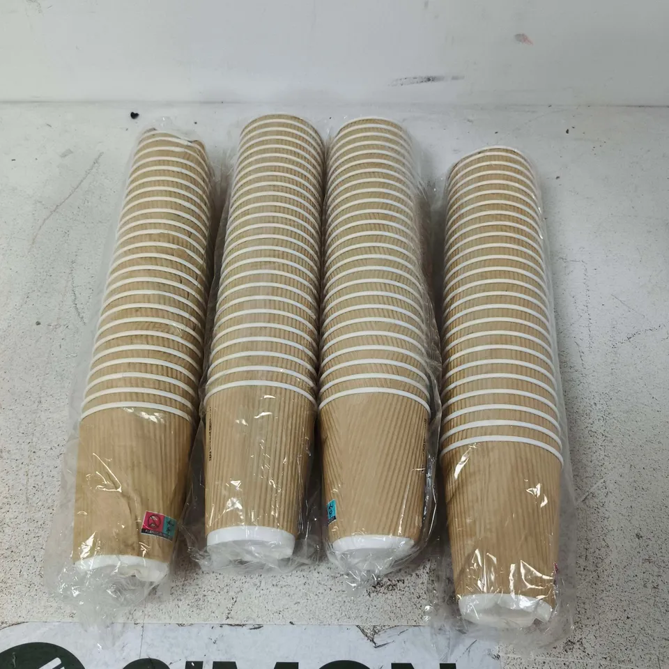 DISPOSABLE KRAFT PAPER COFFEE CUPS