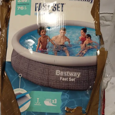 BESTWAY FAST SET POOL INCLUDING FILTER PUMP