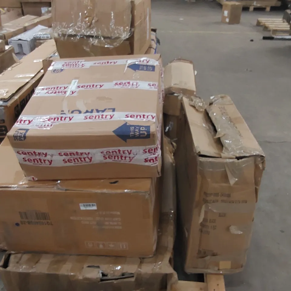 PALLET OF ASSORTED CONSUMER PRODUCTS/FURNITURE PARTS 