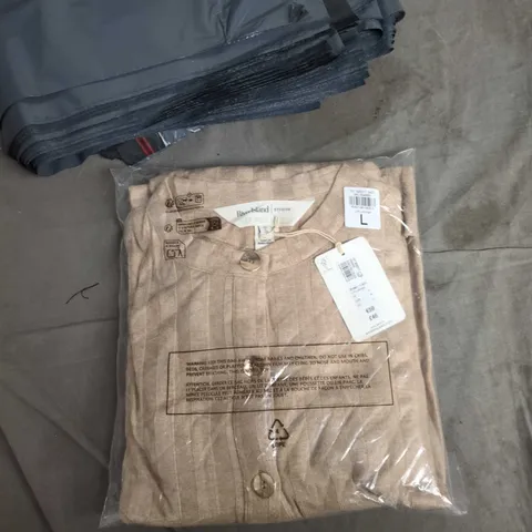 RIVER ISLAND BEIGE KNIT CARDIGAN – UK SIZE L