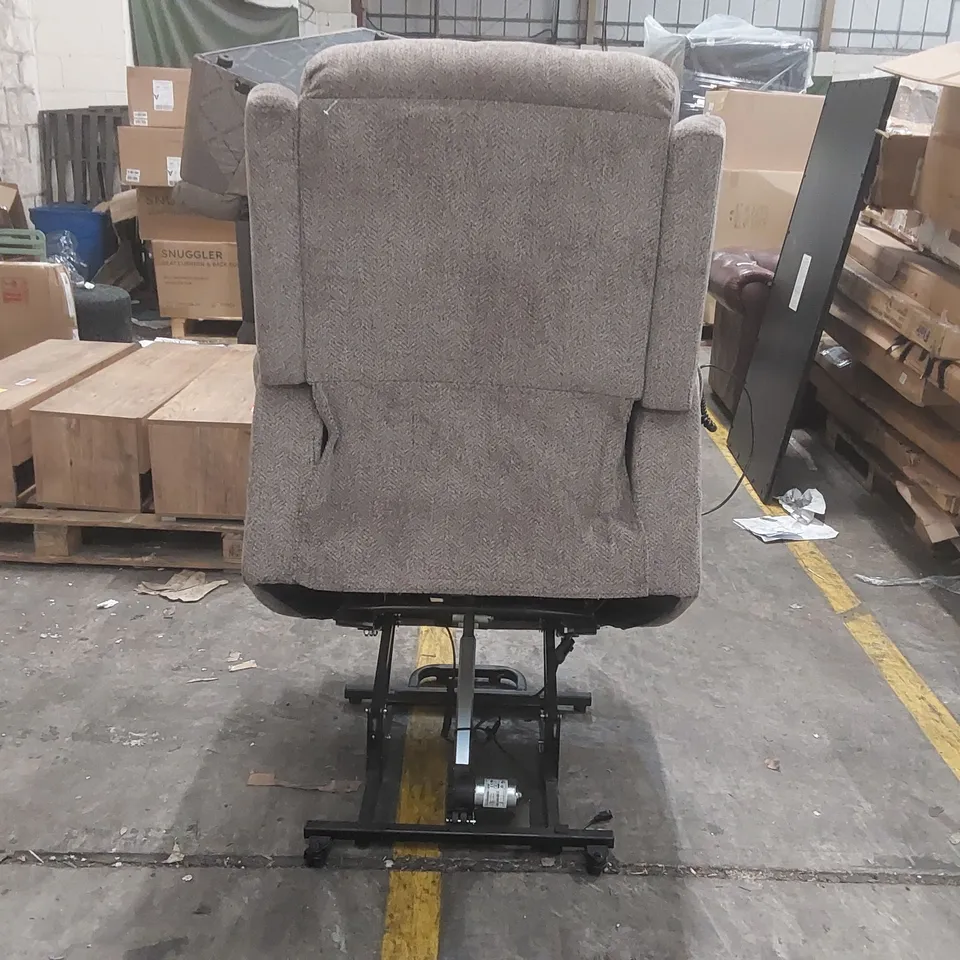 DESIGNER UPHOLSTERED ELECTRIC RECLINER ARMCHAIR