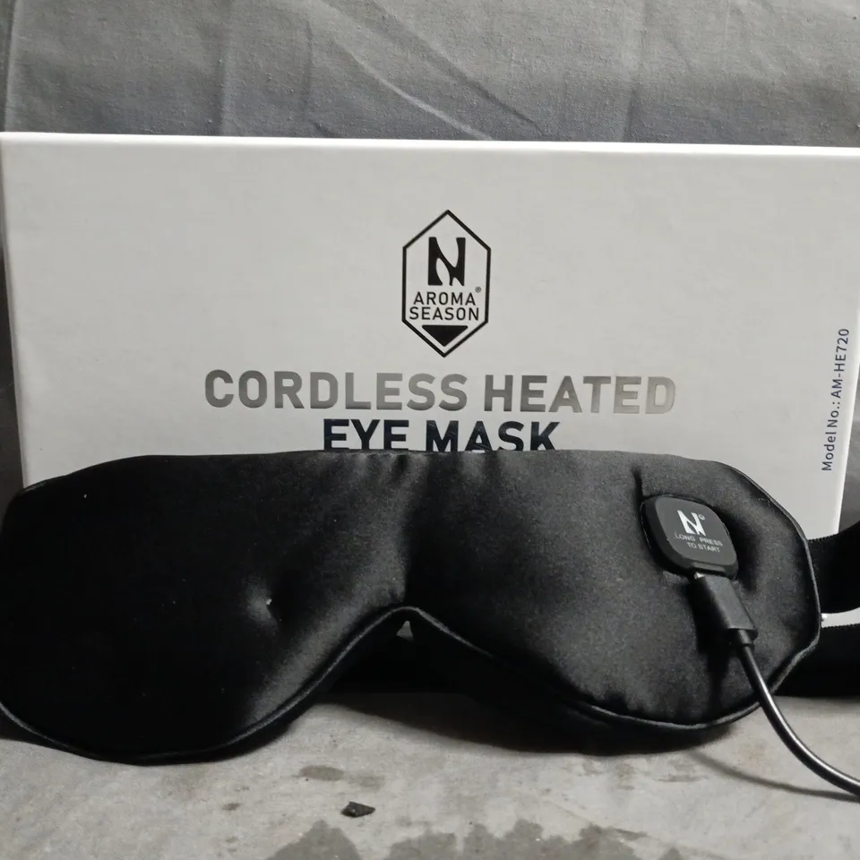 BOXED AROMA SEASON CORDLESS HEATED EYE MASK – AM-HE720