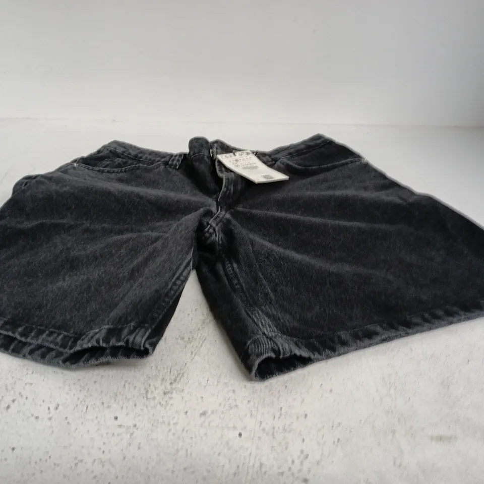 BERSHKA DENIM SHORTS - WOMEN'S, EU 36 (UK 8)