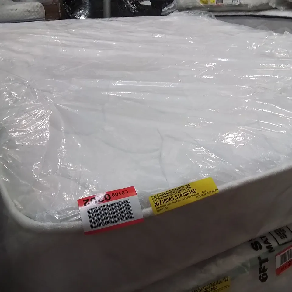 QUALITY BAGGED OPEN COIL DOUBLE MATTRESS 