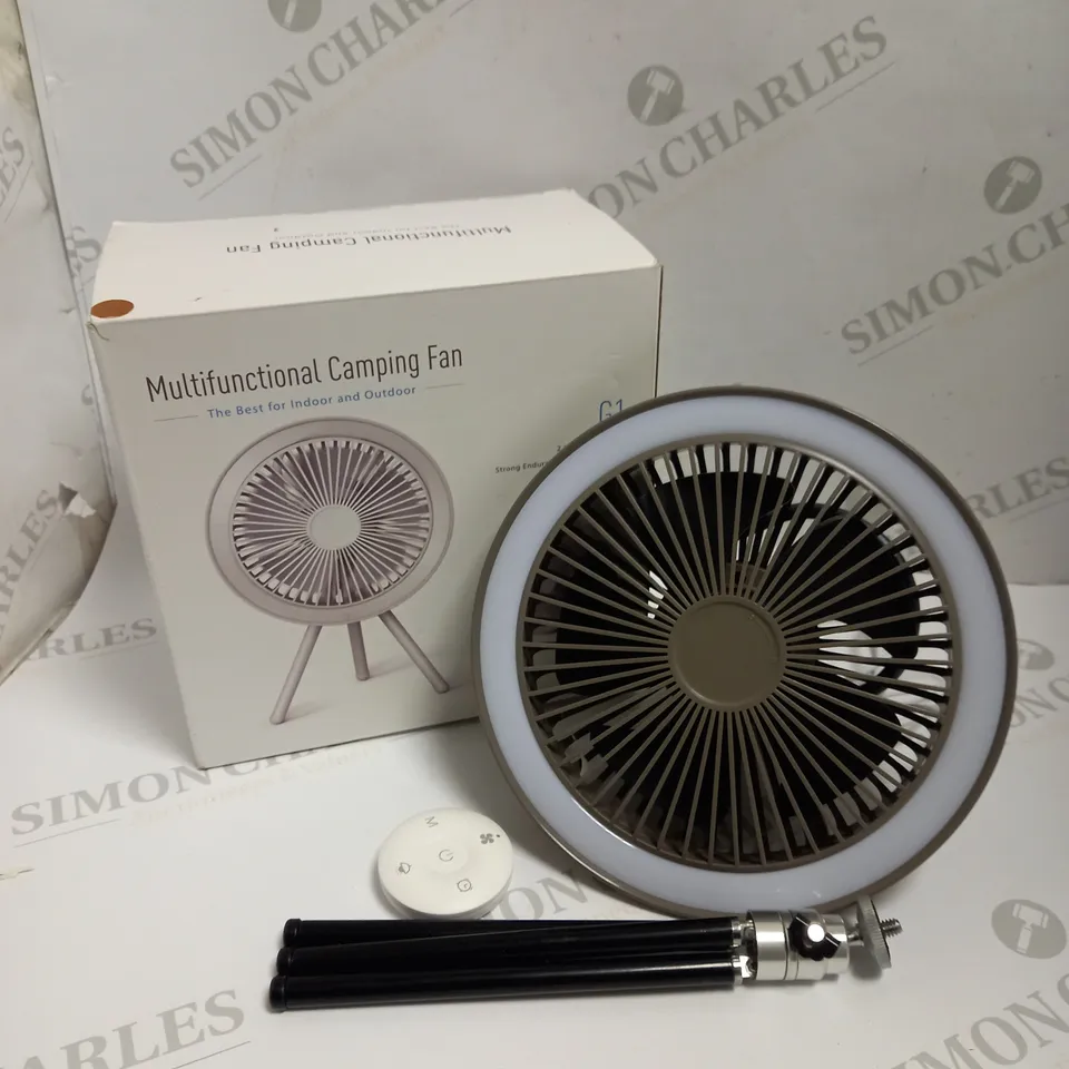 BOXED G1 MULTIFUNCTIONAL CAMPING FAN 