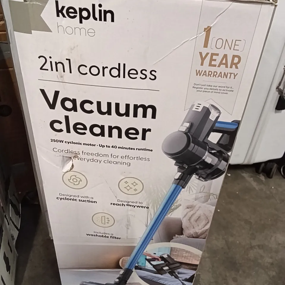 BOXED KEPLIN 2IN1 CORDLESS VACUUM CLEANER 