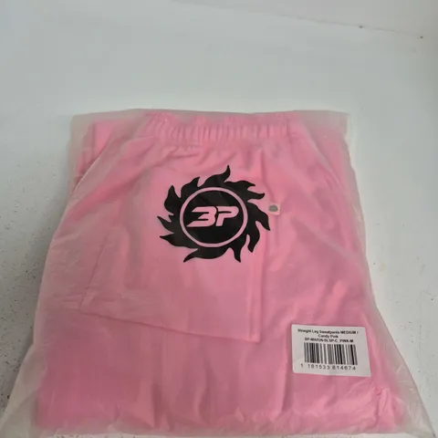 BROKEN PLANET STRAIGHT LEG SWEATPANTS β CANDY PINK, MEDIUM