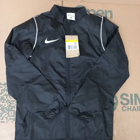 NIKE BLACK KID'S WINDBREAKER JACKET SIZE SMALL
