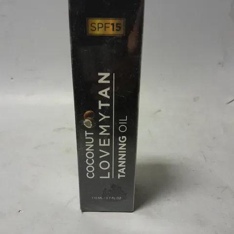 SEALED LOVE MY TAN COCONUT TANNING OIL SPF 15 110ML