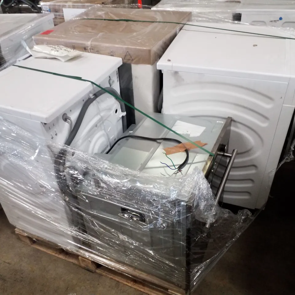 PALLET OF APPROXIMATELY 4 UNPROCESSED RAW RETURN WHITE GOODS TO INCLUDE;