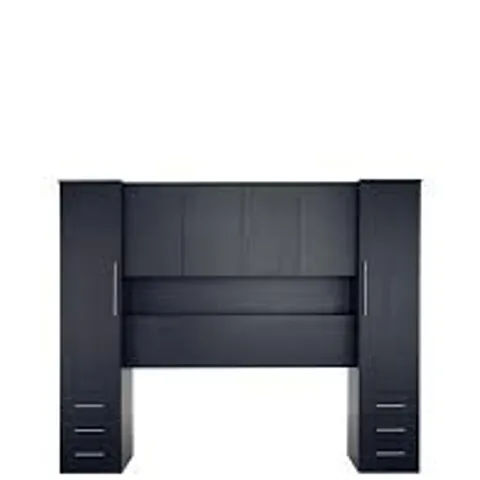 BOXED PRAGUE BLACK ASH OVERBED UNIT PARTS (3 BOXES)