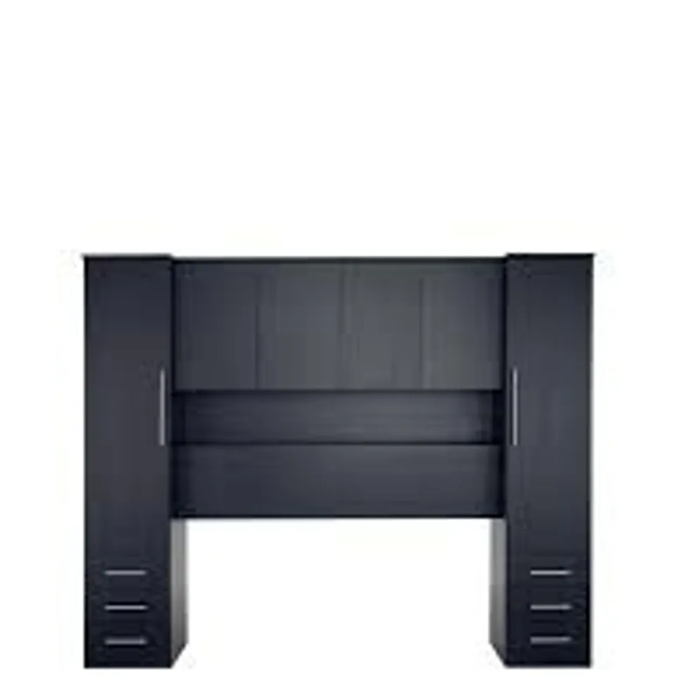 BOXED PRAGUE BLACK ASH OVERBED UNIT PARTS (3 BOXES)
