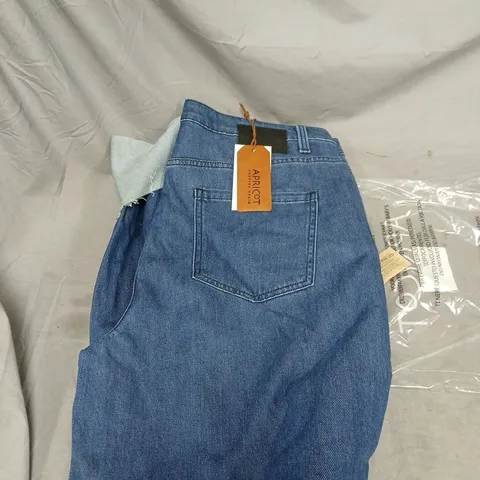 APRICOT DENIM JEANS UK SIZE 34 STRAIGHT