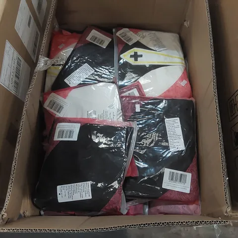 BOX CONTAINING A LARGE QUANTITY OF SEXY LINGERIE OUTFITS