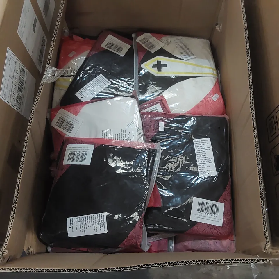 BOX CONTAINING A LARGE QUANTITY OF SEXY LINGERIE OUTFITS