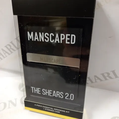 MANSCAPED THE SHEARS 2.0 4-PIECE ESSENTIAL GROOMING KIT AND STORAGE CASE 