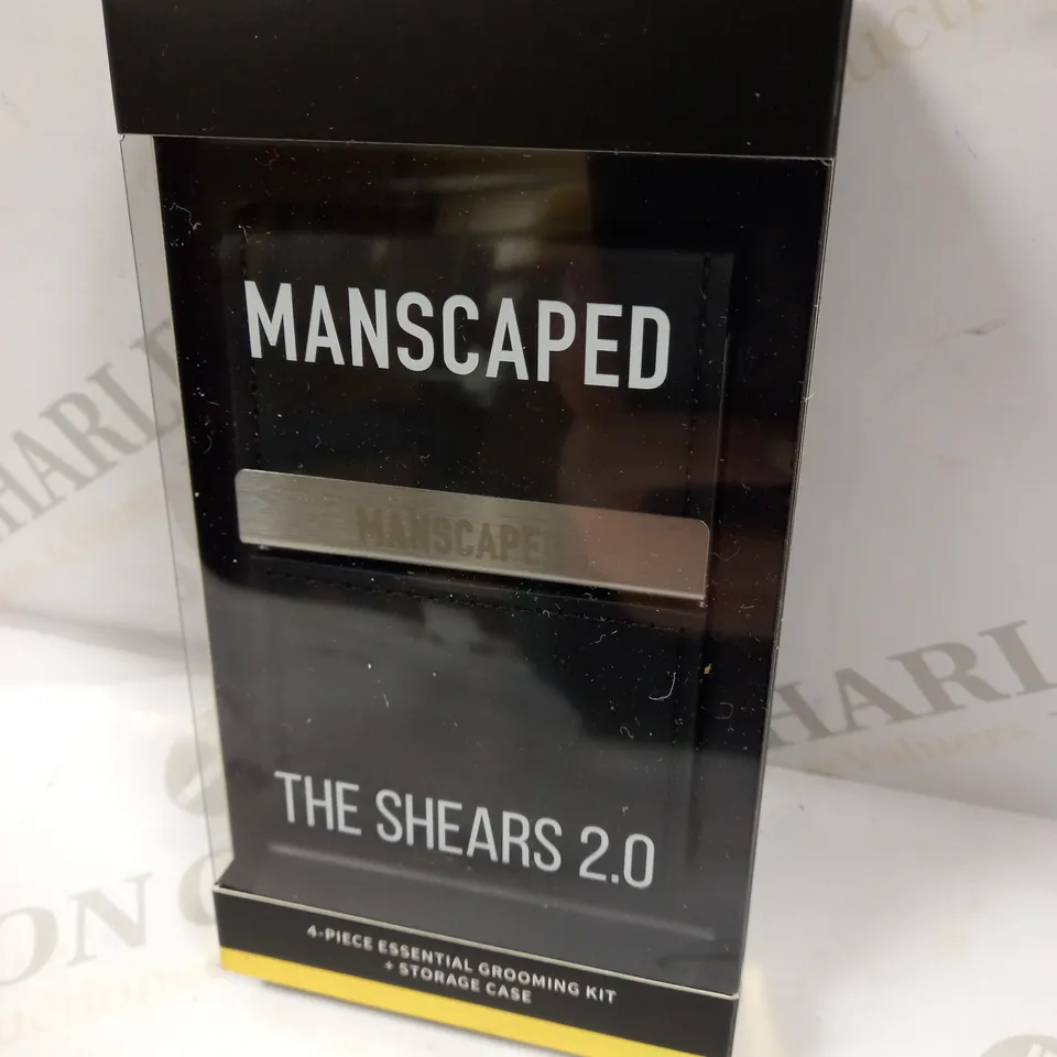 MANSCAPED THE SHEARS 2.0 4-PIECE ESSENTIAL GROOMING KIT AND STORAGE CASE 