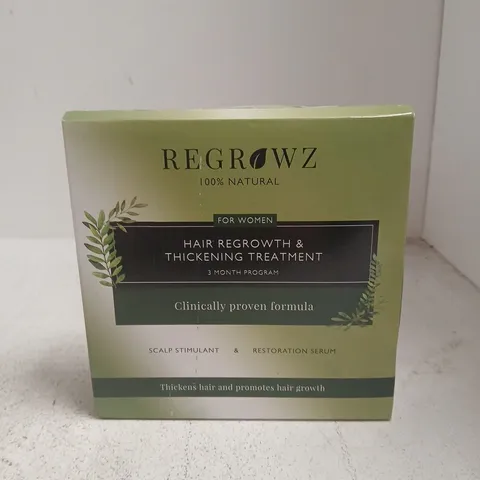 APPROXIMATELY 50 BOXED REGROWZ FOR WOMEN HAIR REGROWTH & THICKENING TREATMENTS