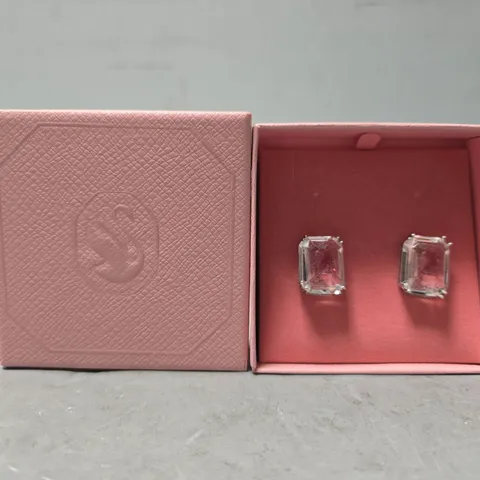 BOXED SWAROVSKI CHROMA STUD EARRINGS 