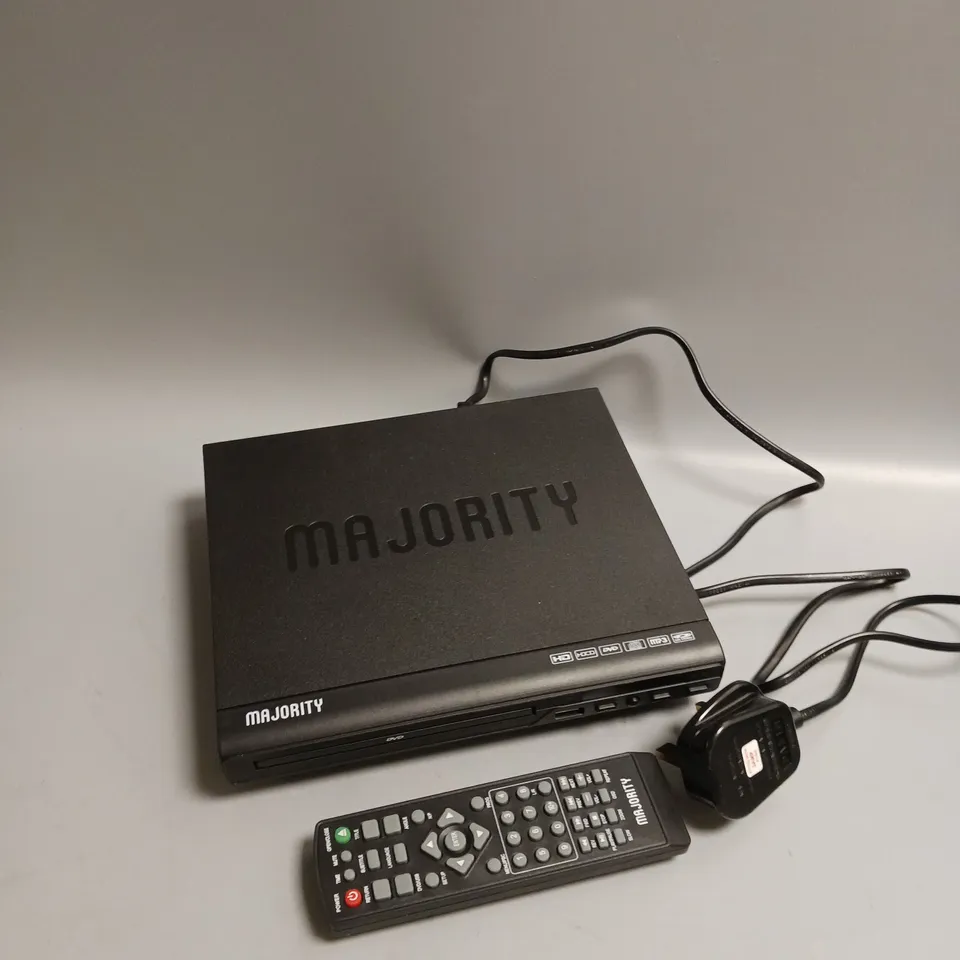 BOXED MAJORITY DVD PLAYER IN BLACK 