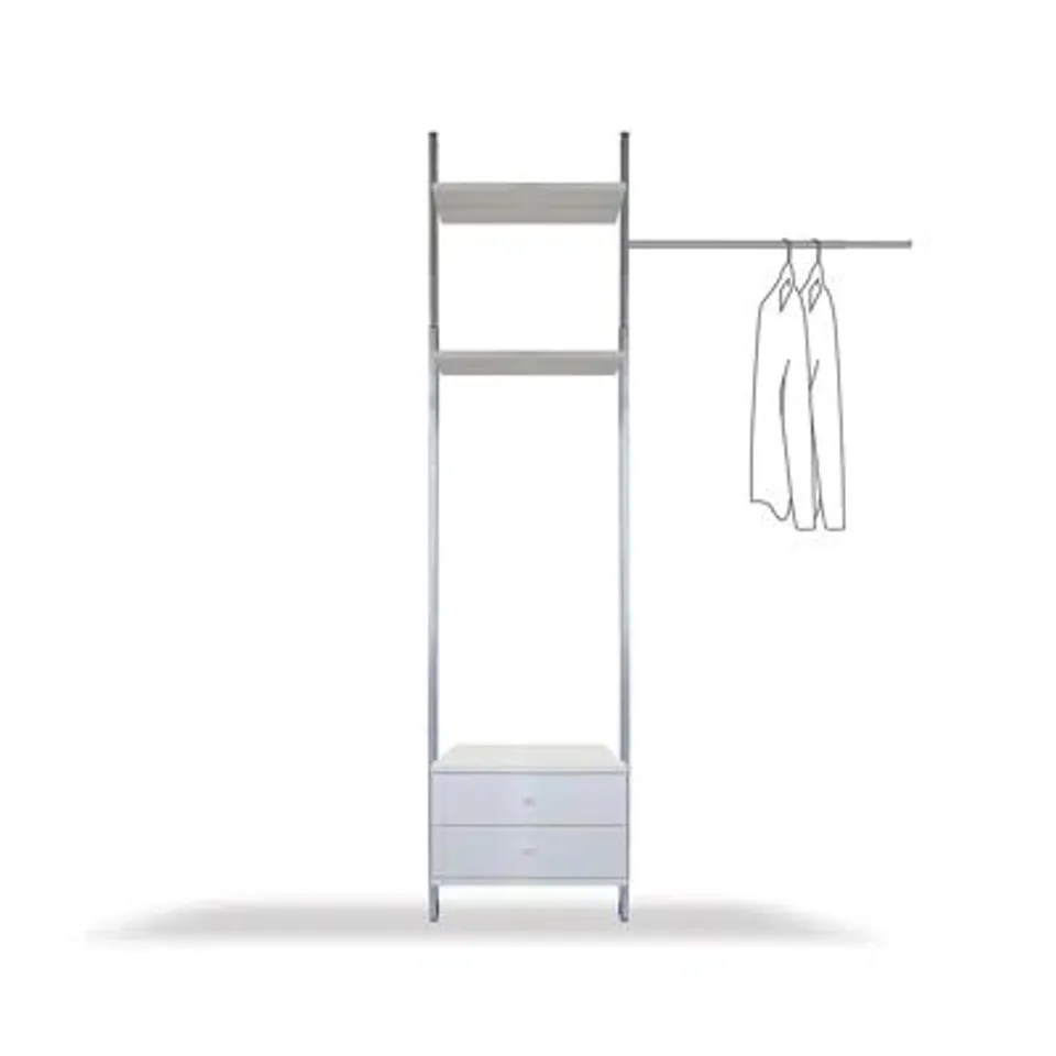 BOXED 190CM CLOSET SYSTEM