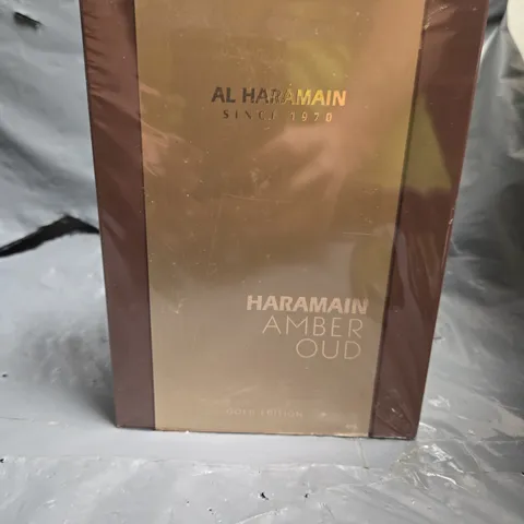 BOXED AND SEALED AL HARAMAIN AMBER OUD GOLD EDITION EAU DE PARFUM 60ML