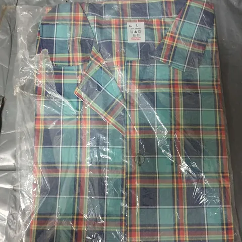 APPROXIMATELY 60 MENS CHECKED NIGHTSHIRTS - LARGE