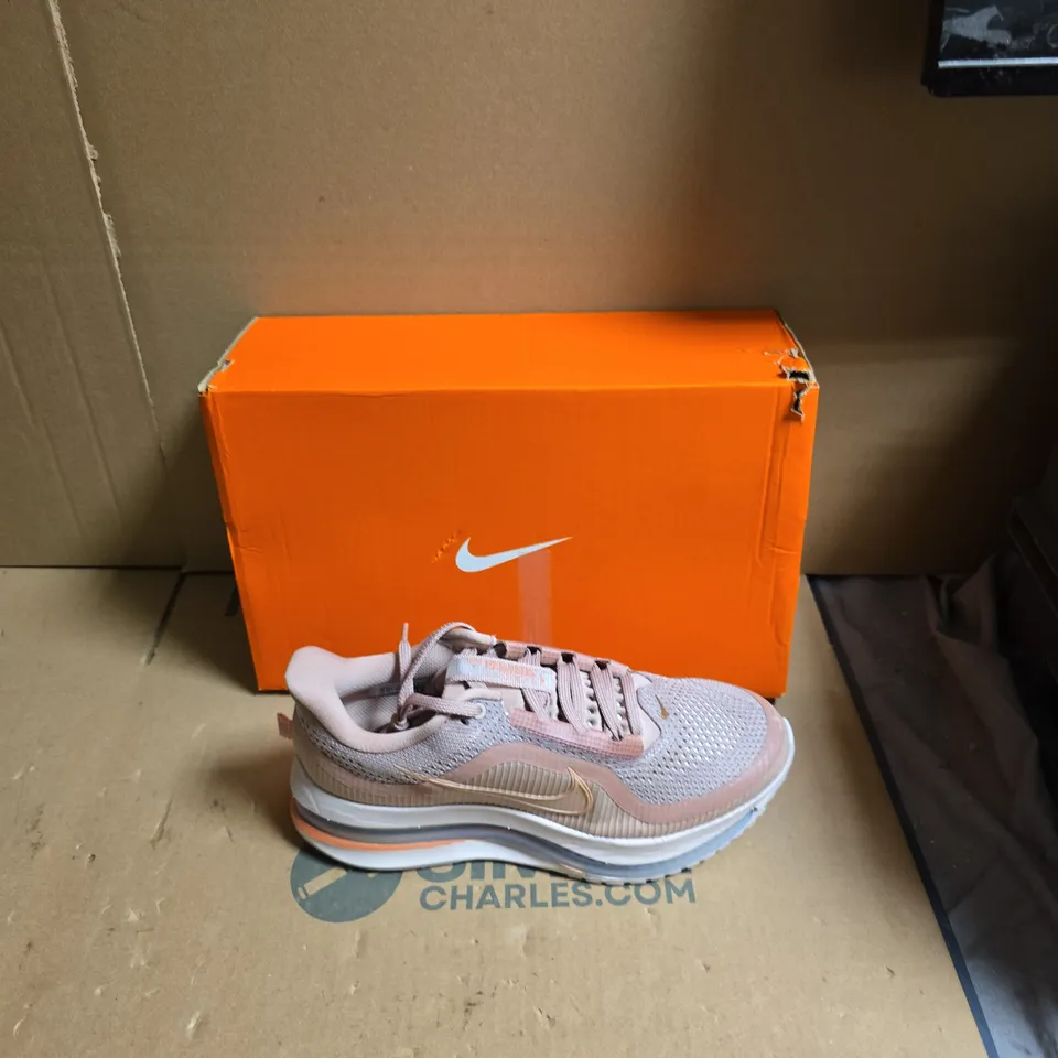 NIKE WOMEN'S RUNNING SHOES – PINK/PEACH WITH BOX - UK SIZE 6
