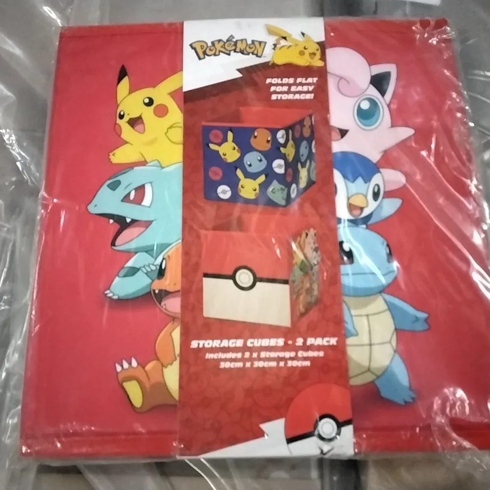 POKEMON 2- PACK OF STORAGE CUBES