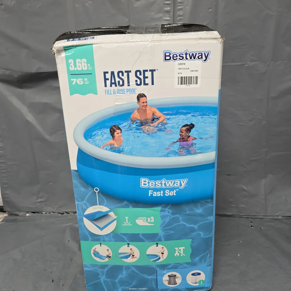 BESTWAY 12FT POOL FAST SET  RRP £129.99
