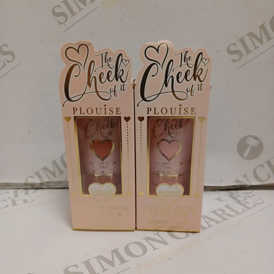 BOX OF 2 PLOUISE LIQUID BLUSH.