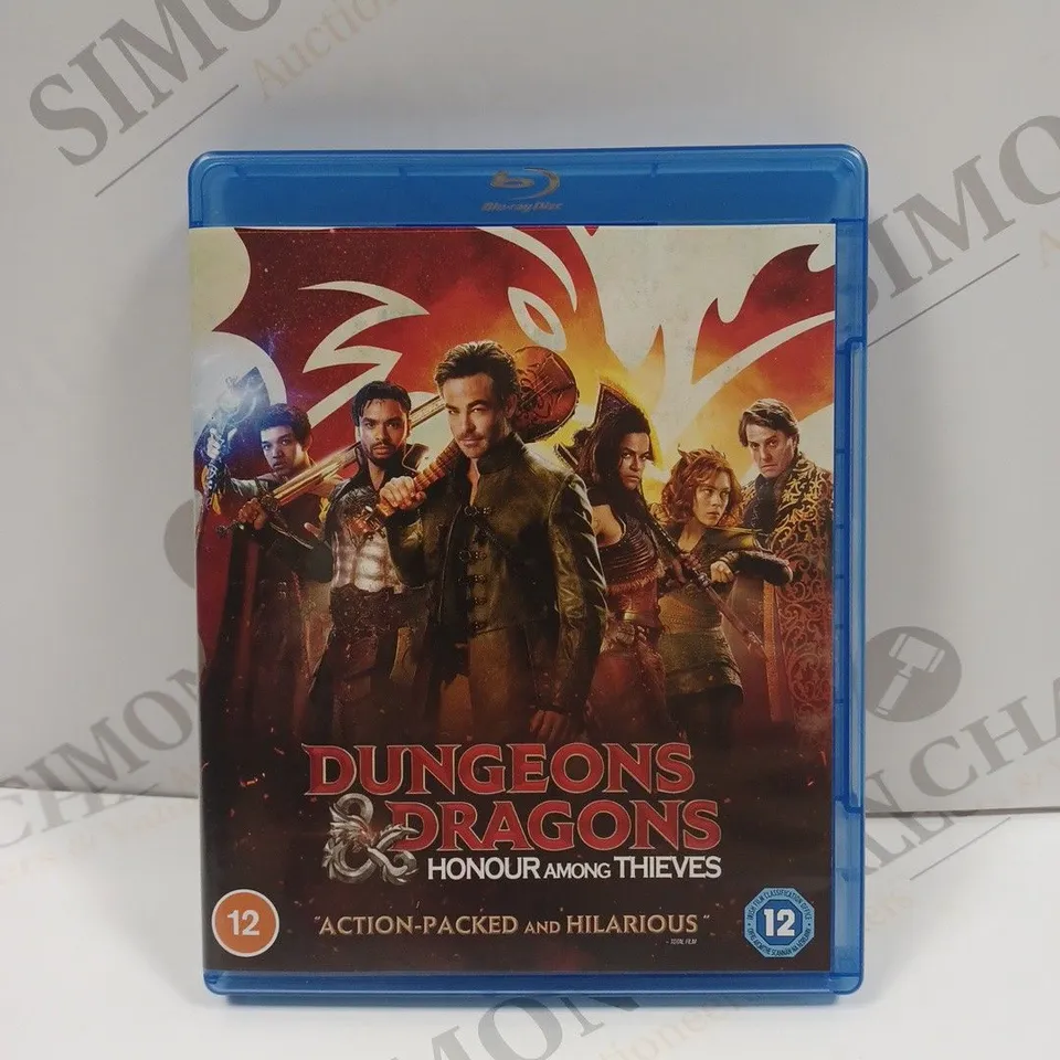 BLU-RAY DUNGEONS AND DRAGONS HONOUR AMONG THIEVES. 