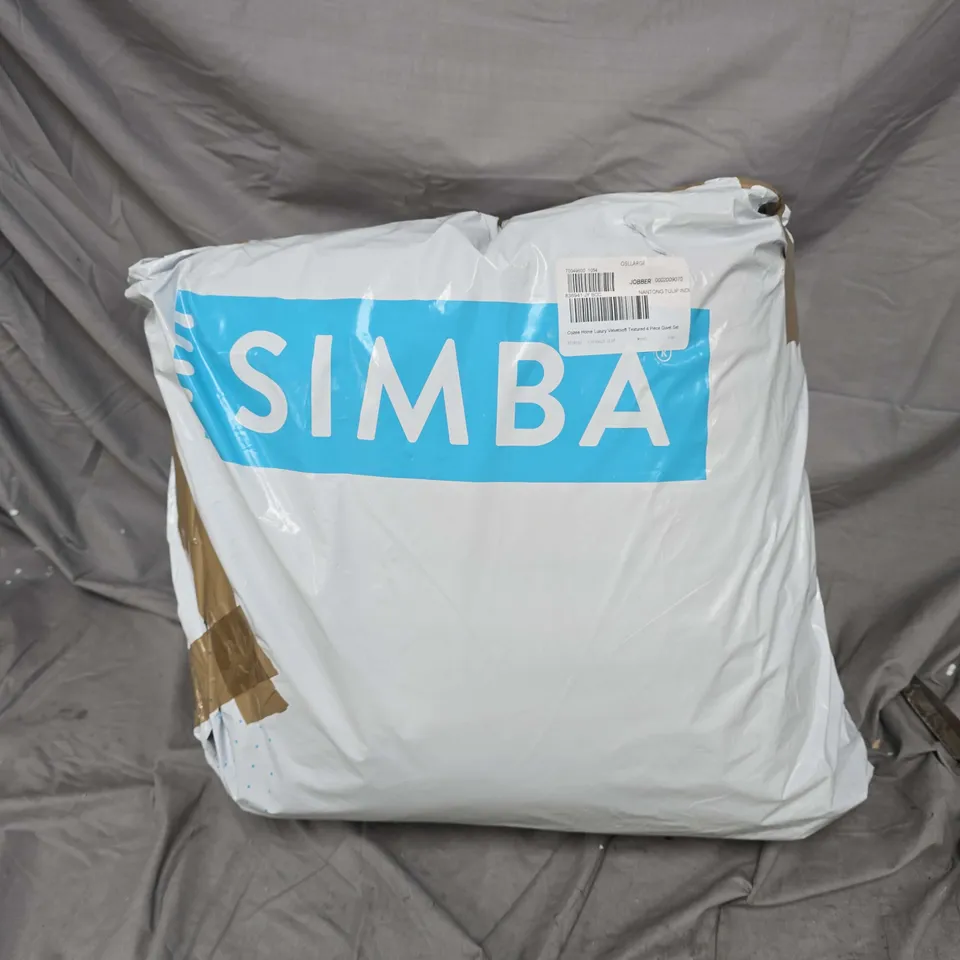 COZY HOME LUXURY VELVET SOFT TEXTURED 4 PIECE DUVET