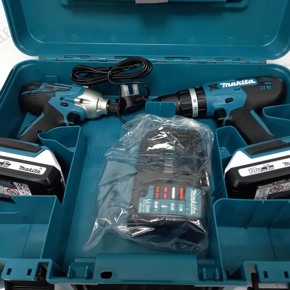 MAKITA 18V G-SERIES COMBI & IMPACT DRIVER KIT RRP £179.99