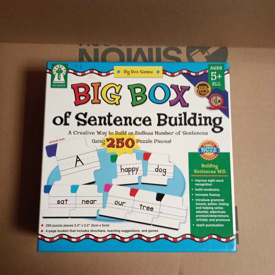 BIG BOX GAMES – BIG BOX OF SENTENCE BUILDING
