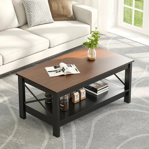 BOXED O'KEAN 4 LEGS COFFEE TABLE WITH STORAGE (1 BOX)