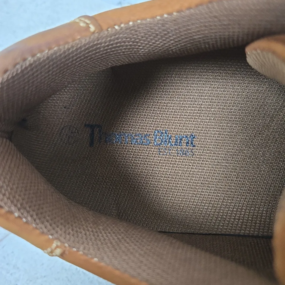 THOMAS BLUNT UK 7 BROWN TRAINERS